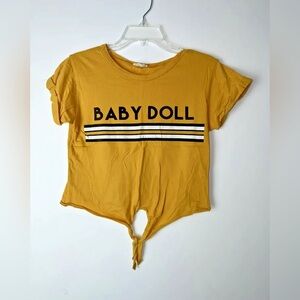 Local Lab Short Sleeve Tee Baby Doll Print Size XS